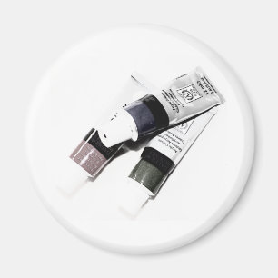 Artist's Acrylic Paint Tubes Picture Magnet
