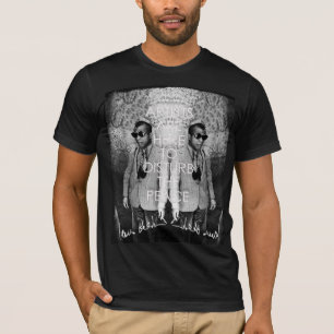 Artists are here to disturb: Men's Slim Tshirt