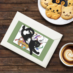 Artist's Black Cat Sticker