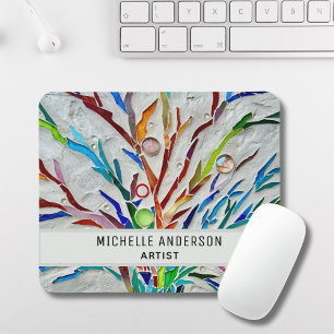 Artist's Colorful Mouse Pad