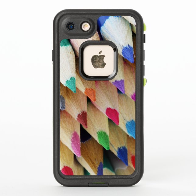 Artists Coloured Pencils LifeProof iPhone Case (Back)