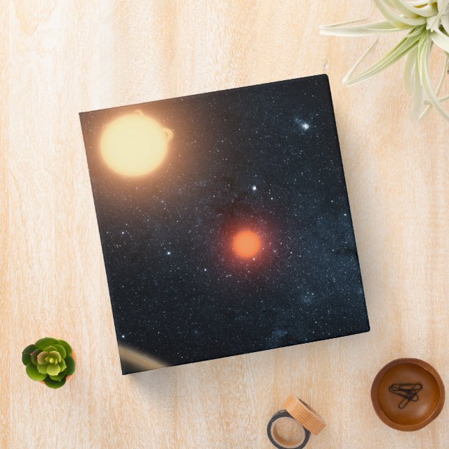 Artist's Concept Illustrating Kepler-16b. Binder (In Situ)