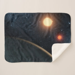 Artist's Concept Illustrating Kepler-16b. Sherpa Blanket