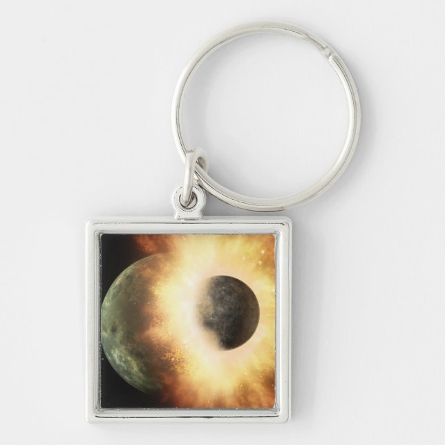 Artist's concept of a celestial body keychain (Front)