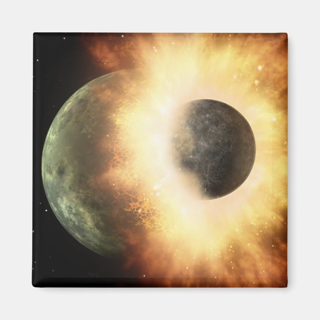 Artist's concept of a celestial body magnet (Front)