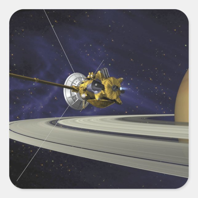 Artists concept of Cassini Square Sticker (Front)