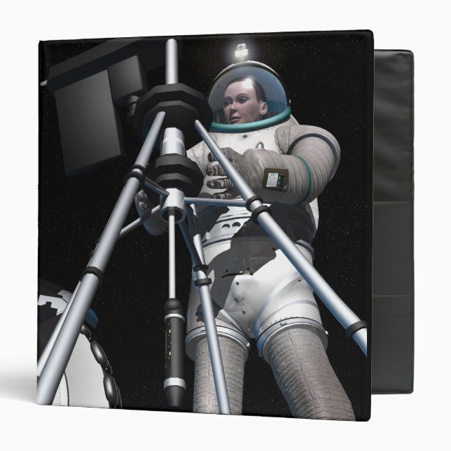 Artist's concept of future space exploration binder (Front/Inside)