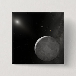 Artist's concept of Kuiper Belt object 2 Inch Square Button