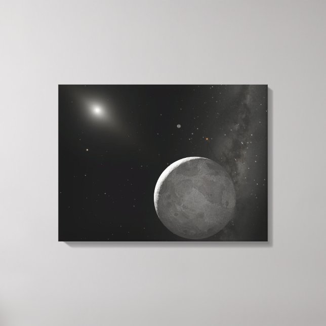 Artist's concept of Kuiper Belt object Canvas Print (Front)