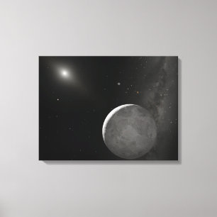 Artist's concept of Kuiper Belt object Canvas Print