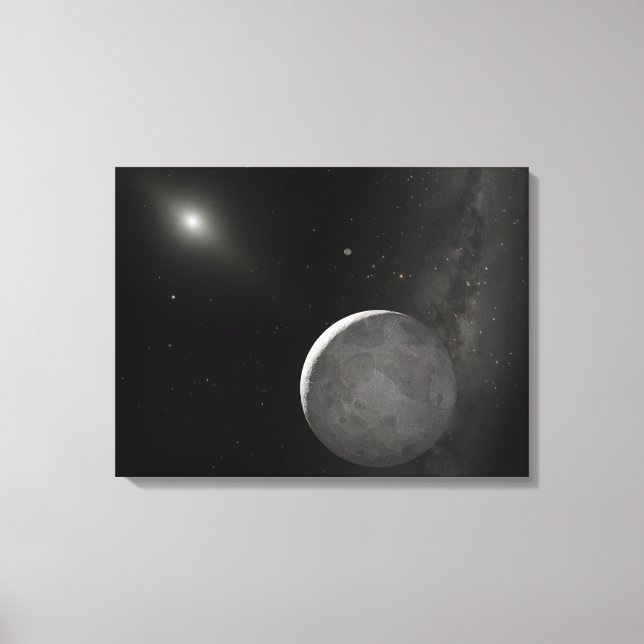 Artist's concept of Kuiper Belt object Canvas Print (Front)