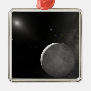 Artist's concept of Kuiper Belt object Metal Ornament