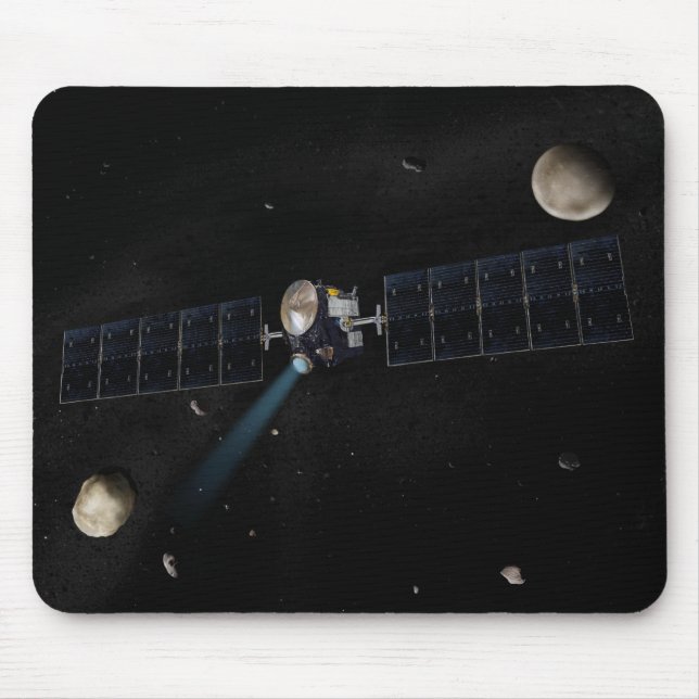 Artist's concept of the Dawn spacecraft in orbi Mouse Pad (Front)