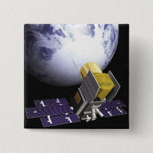 Artist's concept of the Ice, Cloud 2 Inch Square Button