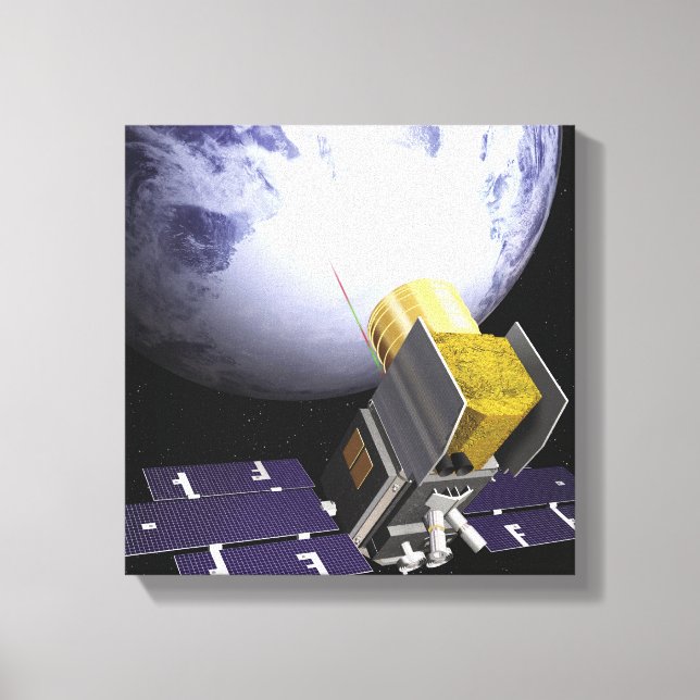 Artist's concept of the Ice, Cloud Canvas Print (Front)