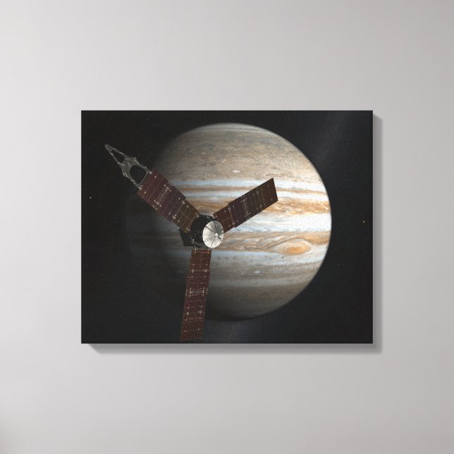 Artist's concept of the Juno spacecraft Canvas Print (Front)