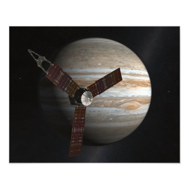 Artist's concept of the Juno spacecraft Photo Print (Front)