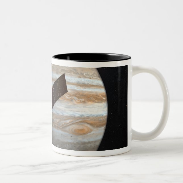 Artist's concept of the Juno spacecraft Two-Tone Coffee Mug (Right)