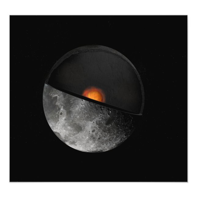 Artist's concept showing a possible inner core photo print (Front)