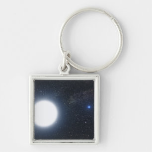 Artist's concept showing the binary star system keychain
