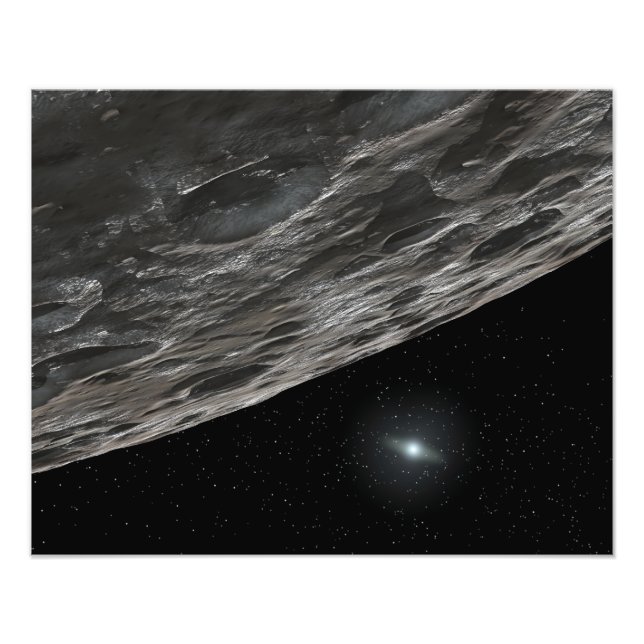 Artist's Conception of a Kuiper Belt Object Photo Print (Front)