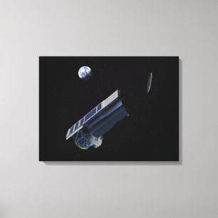 Artists conception of Spitzer Canvas Print
