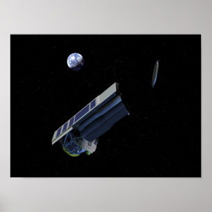 Artists conception of Spitzer Poster