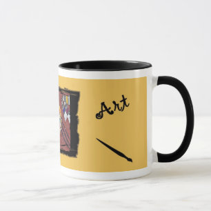 Artist's customizable mug