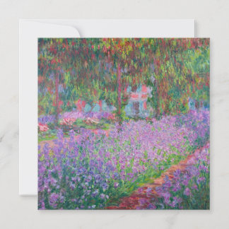 Artist's Garden at Giverny by Claude Monet