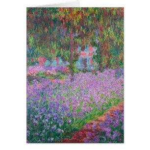Artist's Garden at Giverny by Claude Monet