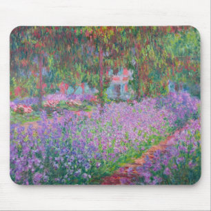 Artist's Garden at Giverny by Claude Monet Mouse Pad