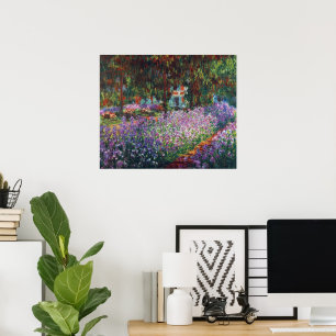 Artist's Garden at Giverny by Claude Monet Poster