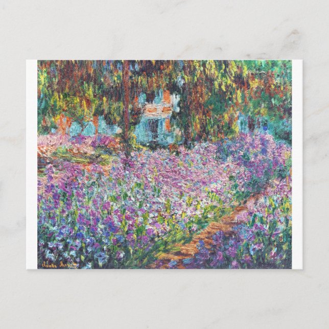 Artist's Garden Giverny Postcard (Front)