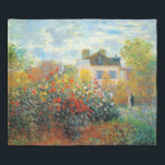 Artist's Garden in Argenteuil Monet Fine Art Duvet Cover<br><div class="desc">Fresh colours decorate this lovely landscape scene called The Garden of Monet at Argenteuil painted by French artist,  Claude Monet in 1873. It shows a beautiful garden against a blue sky with he and his wife standing together in the background.</div>