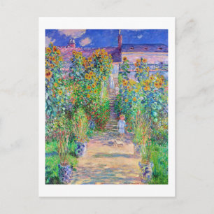 Artist's Garden, Monet Postcard