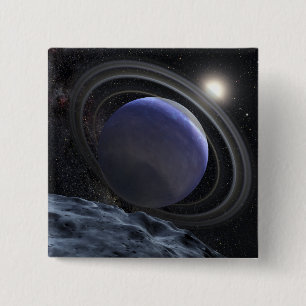 Artist's illustration 2 inch square button