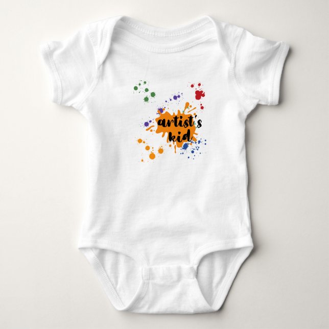 Artist's Kid Baby Bodysuit (Front)
