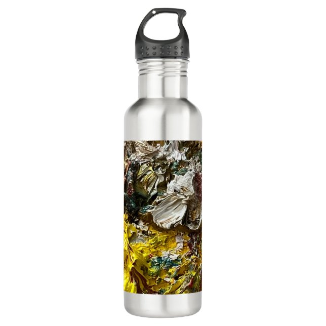 Artist's palette #1 710 ml water bottle (Front)