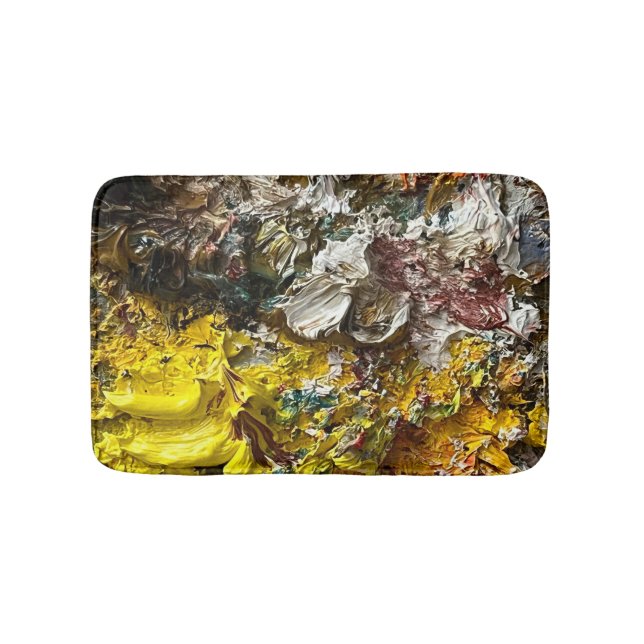 Artist's palette #1 bath mat (Front)