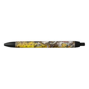 Artist's palette #1 black ink pen