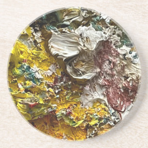 Artist's palette #1 coaster