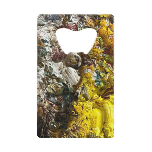 Artist's palette #1 credit card bottle opener