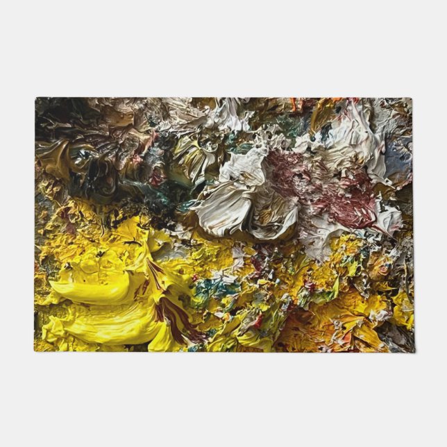 Artist's palette #1 doormat (Front)