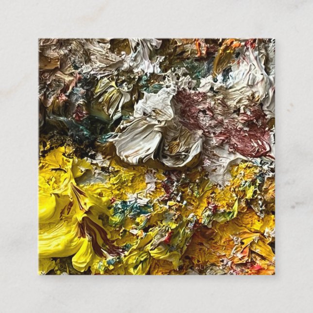 Artist's palette #1 enclosure card (Front)