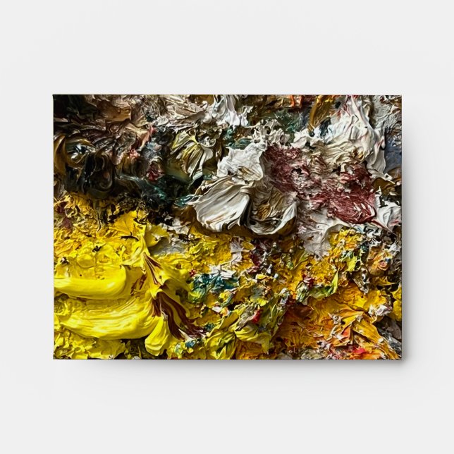 Artist's palette #1 envelope (Front)