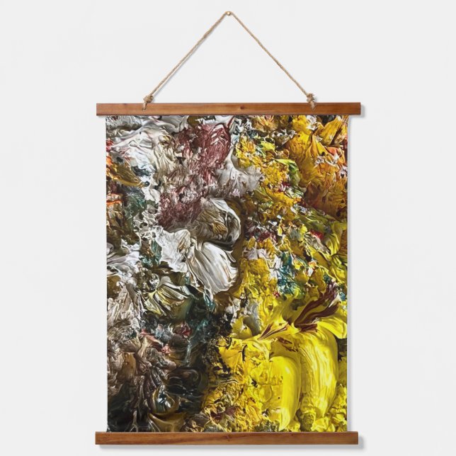 Artist's palette #1 hanging tapestry (Front)