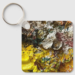 Artist's palette #1 keychain