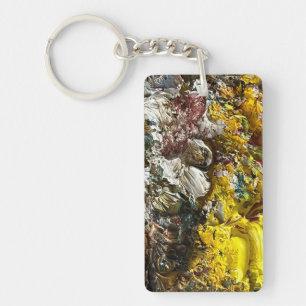 Artist's palette #1 keychain