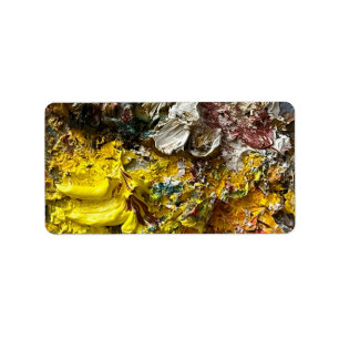 Artist's palette #1 label