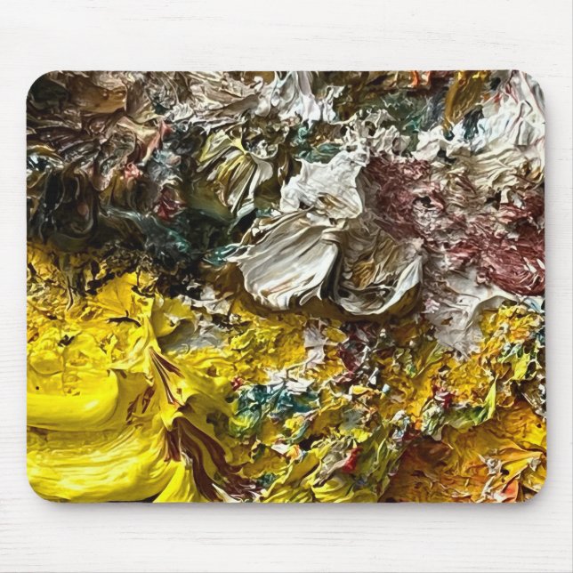 Artist's palette #1 mouse pad (Front)